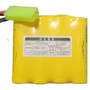 소방용 비상등 유도등 예비전원 배터리 Ni-Cd AA 4.8V (1×4) 600mAh