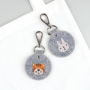 [아트박스]/디자인아지트 [주문제작]펠트자수 네임택리틀페이스