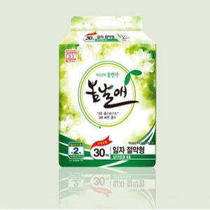 봄날애 소변패드 일자기저귀 절약형 30매입-1팩/성인용 속기저귀