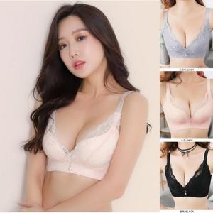 노와이어 뽕브라 왕뽕 사기 보정 볼륨업 브라렛 밀착