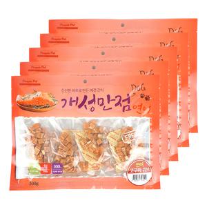 펫오아시스 개성만점 연어큐브, 300g, 5봉