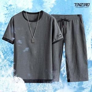 [텐제로] 아이스 쿨원단 시보리 7부 상하의  밴딩 세트 TEN23-7SET