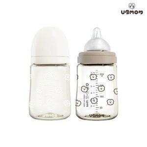 [유비맘] NEW PPSU 디자인 아기 젖병 200ml 1P(꼭지포함)