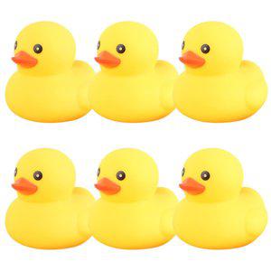 [기타]R 오즈토이 목욕놀이 오리 8cm 6p dc099 물놀이 샤워 러버 애착 인형 소프트 덕