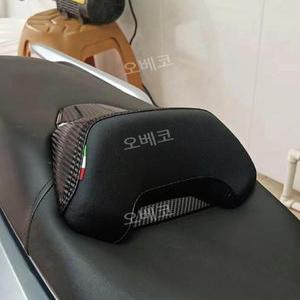 스쿠터쿠션 좌석 패드 등받이 오토바이 지지대 시트 지지 고정 허리 요추