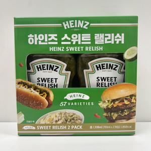 하인즈 스위트 랠리쉬 렐리쉬 핫도그 소스 769ml 2입