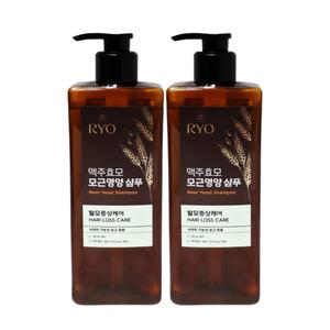 려 맥주효모 모근영양 샴푸 600ml 2개