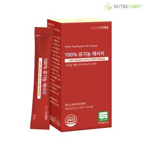 뉴트리코어 100% 유기농 애사비 20g x 15포 (1박스)