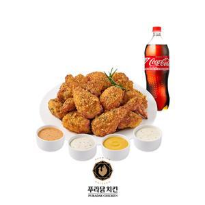 [푸라닭] 띱띱 크런치+콜라1.25L