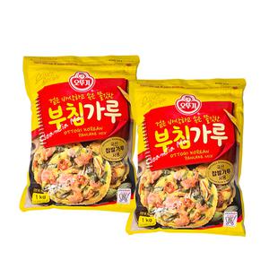 오뚜기 겉은 바삭하고 속은 쫄깃한 부침가루 1kg x2개