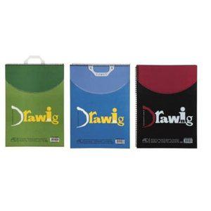 드로잉스케치북 4절 D5203 15매 1권 200g 색상랜 GWM (WFGKRZZ)