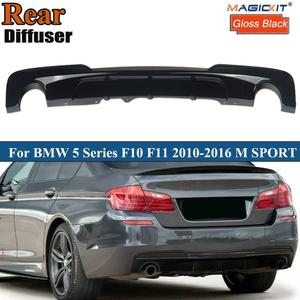 BMW 5시리즈 F10 F11 10-16 퍼포먼스 리어디퓨저 스포일러 프론트립 스포츠 범퍼