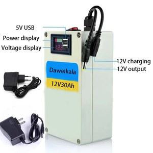 리튬 이온 충전식 배터리, 대용량 AC 전원 충전기, 4 가지 트래픽 개발, DC 12V, 10AH20AH30AH40AH, 신제품