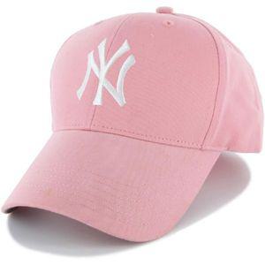 47 MLB 뉴욕 양키스 야구모자 핑크 여성용 조정가능