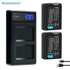NP-FW50 배터리 충전기 호환 소니 알파 a6500 a6300 a6000 a5000 a3000 NEX-3 55 7 A72 A7R 1500mah NP FW5