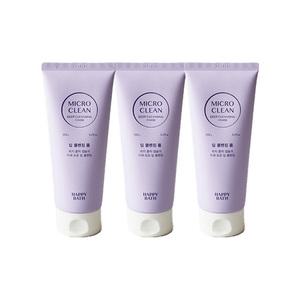해피바스 마이크로미셀라 클린 딥 클렌징 폼 150g x 3개