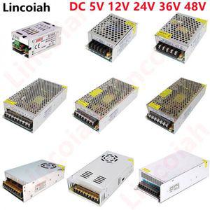 파워서플라이 스위칭 DC 5V 12V 24V 36V 48V 60W 360W 600W 조명 변압기 AC 100-240V 소스 어댑터 SMPS LED