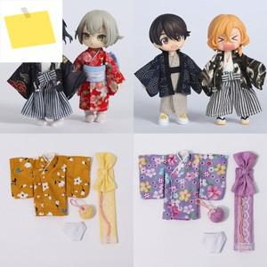 Obitsu 11 기모노 옷 Bjd 인형 액세서리, Ob11,Ymy,Ddf,Gsc,Body9 일본 의상
