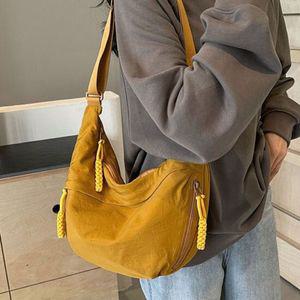 휴대폰가방 가벼운 데일리 크로스 백 여행 여성 반달가방 mustard