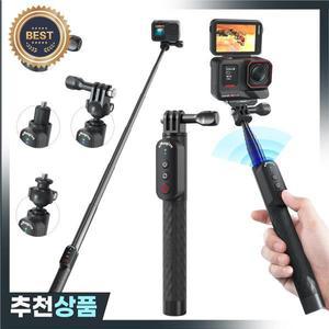 원격 제어 셀카 스틱 Insta360 X3/X4/Ace Pro/ONE R/RS 용 10M 확장 Hero 시리즈/휴대 전화