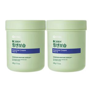 그린핑거 힘센보습 에센셜 크림 500g 2개