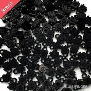 아트박스/룰루핑거 [룰루핑거] 디폼고리블럭 8mm 검정 black 100pcs 1T-01-504