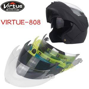 VIRTUE 808 페이스 오토바이 실드 링크! Virtue 카본파이버 풀페이스