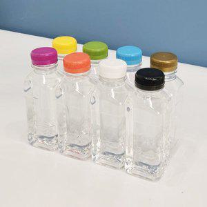 [MIR]고강도 프리미엄 투명 페트병 사각 우유병 350ml 40개 더치병 주스병 음료수병