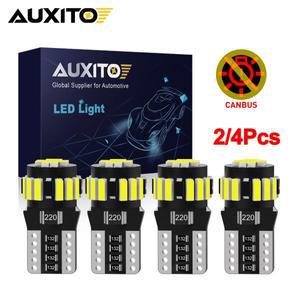 AUXITO 24Pcs W5W T10 194 LED Canbus Renault Clio Megane 4 Opel Astra J H 자동차 인테리어 주차 위치