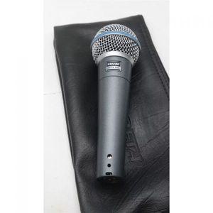 Shure Beta 58A 슈퍼Cardioid 다이나믹 프로페셔널 마이크 손으로 잡을수 있는 파우치 마이크로폰 스탠드