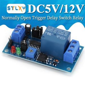 타이머 포함 스위치 모듈 하이 퀄리티 지연 릴레이 턴 온/딜레이 턴 오프 DC 12V 5V