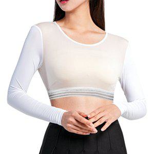 [인콘트로] 쿨메쉬 크롭탑 여성용 언더레이어