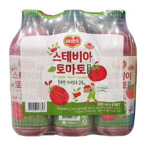 C 델몬트 스테비아 토마토 주스 950ml x 6개입