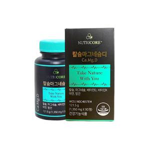 뉴트리코어 칼슘 마그네슘 디 90정 1개