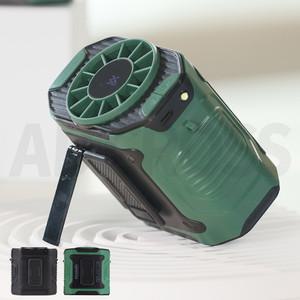 아토만 태풍기 여름 캠핑 탁상용 휴대용 초 경량 미니 LED 쿨링 쿨 티셔츠 옷 속 냉풍기 선풍기 2세트