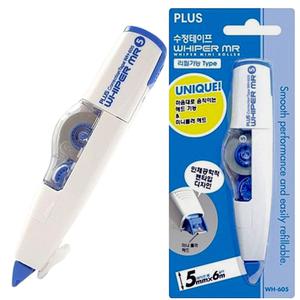 PLUS 플러스 수정테이프 WH-605 화이트 1개