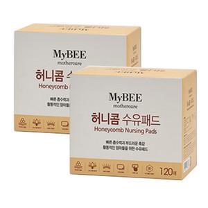 마이비 수유패드 허니콤120X2팩