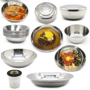 스텐 식기 밥 공기 대접 냉면 국 비빔기 냉면기 곰탕 업소용 식당 그릇