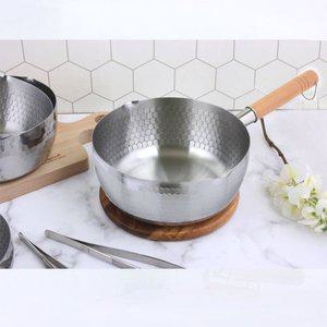 [기타]홈즈 IH 인덕션 스텐  함마톤 죽 라면 이유식 소스 계량 눈금 편수 냄비 22cm
