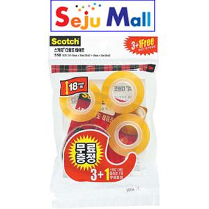 3M 583-3 테이프 18mmX15M+ 리필18mmX30M 3롤__69589