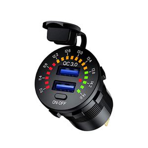 KDsafe 고속충전 매립형 시거잭 USB충전기 단자 4번 QC3.0 레벨 시거소켓