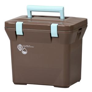 신와 비비드 아이스박스 + 스티커 세트, 브라운, 7L