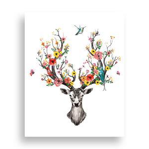 위메이크 페인팅 DIY 명화그리기 플라워 디어 40x50