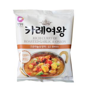 청정원 카레여왕 구운마늘n양파맛 108g 16개입 BOX