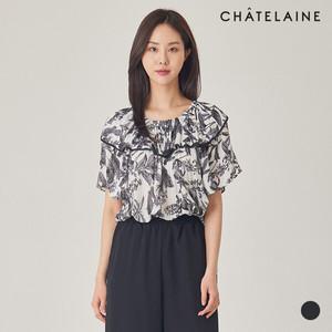 [샤트렌] 오프숄더프릴블라우스_HCBMBL203