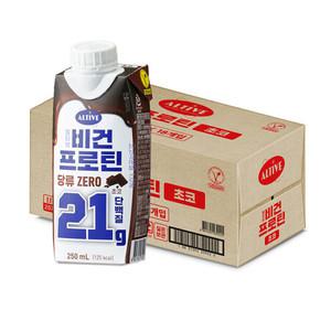 얼티브 비건프로틴 초코 250ml x18입 단백질음료 근육보충