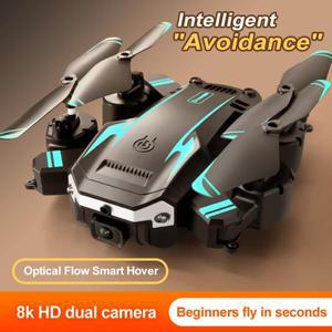 S6  장애물 회피 광학 흐름 드론 폰 제스처 비디오 접이식 RC 8K HD 듀얼 카메라 미니 와이파이 FPV
