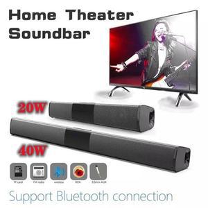 무선 PC용, TV 시어터 호환 RCA 휴대용 스피커 40W TV 칼럼 사운드 AUX, 홈 사운드바, 블루투스 시스템,