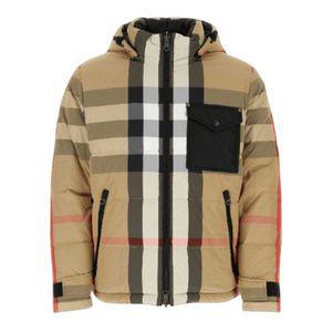 BURBERRY 버버리 리버서블 체크 후드 패딩 8063723 A7028