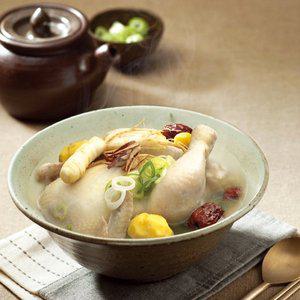 정다운 나홀로삼계탕 750g + 허브훈제오리 200g